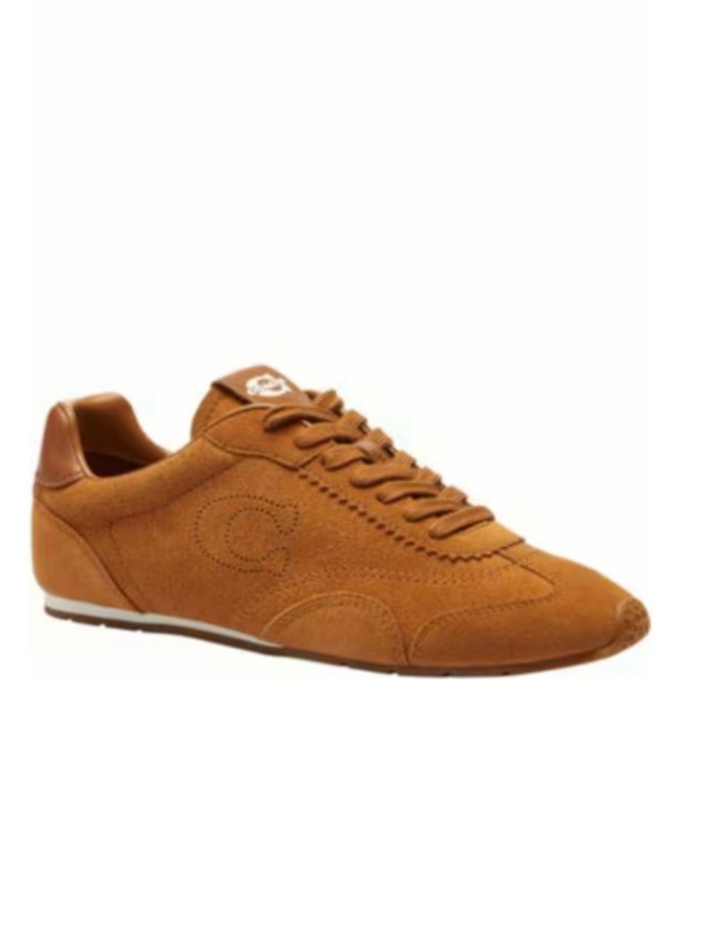 COACH Women's Suede Lace Up Sneakers